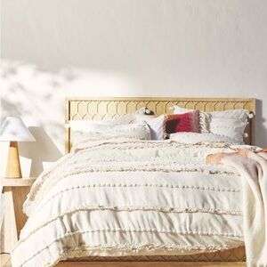 Anthropologie Textured Wilder Duvet Set || King NIP